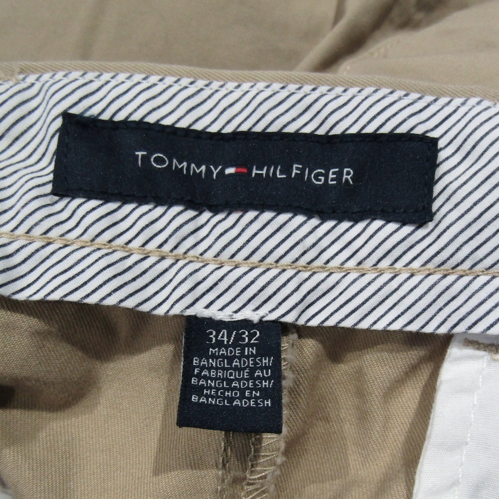 NEW Tommy Hilfiger Classic Fit Khaki Chinos Sz 34 - Picture 5 of 5